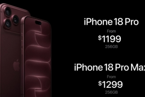 最便宜也破万了!iPhone18Pro售价公布:1199美元起 加强续航散热