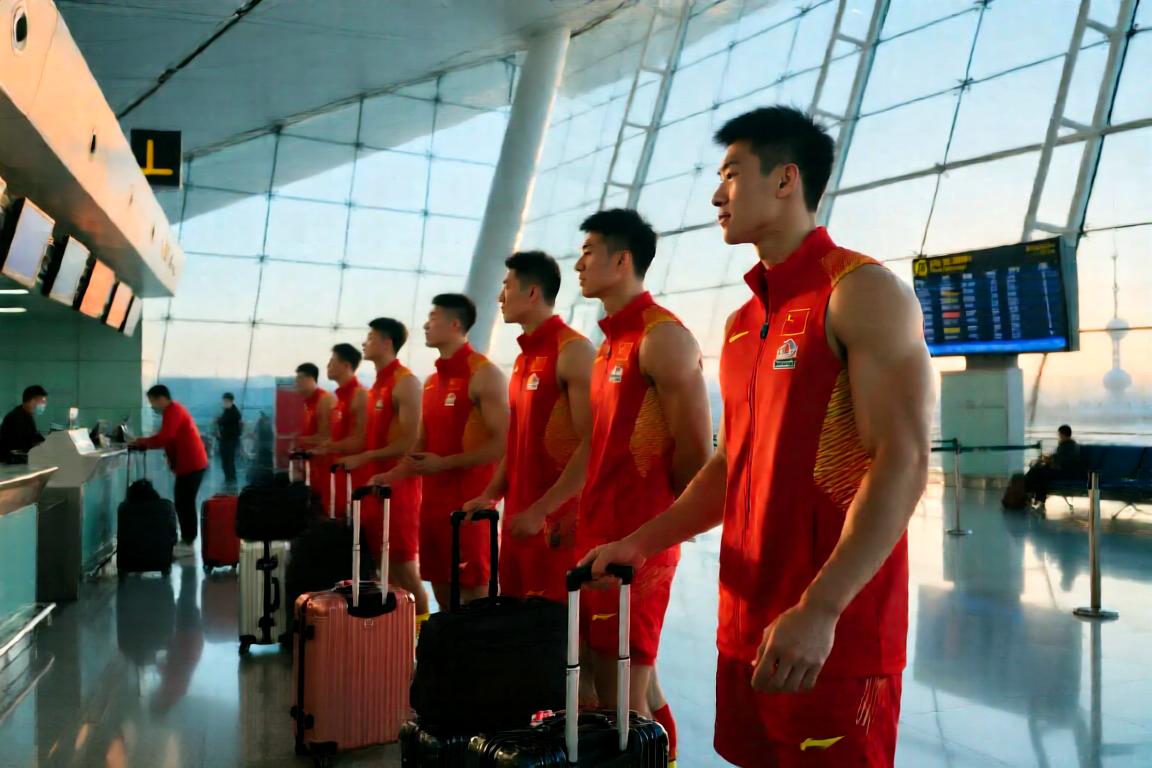 中国男篮将在今日中午从上海直飞日本名古屋 开启亚运会的征战