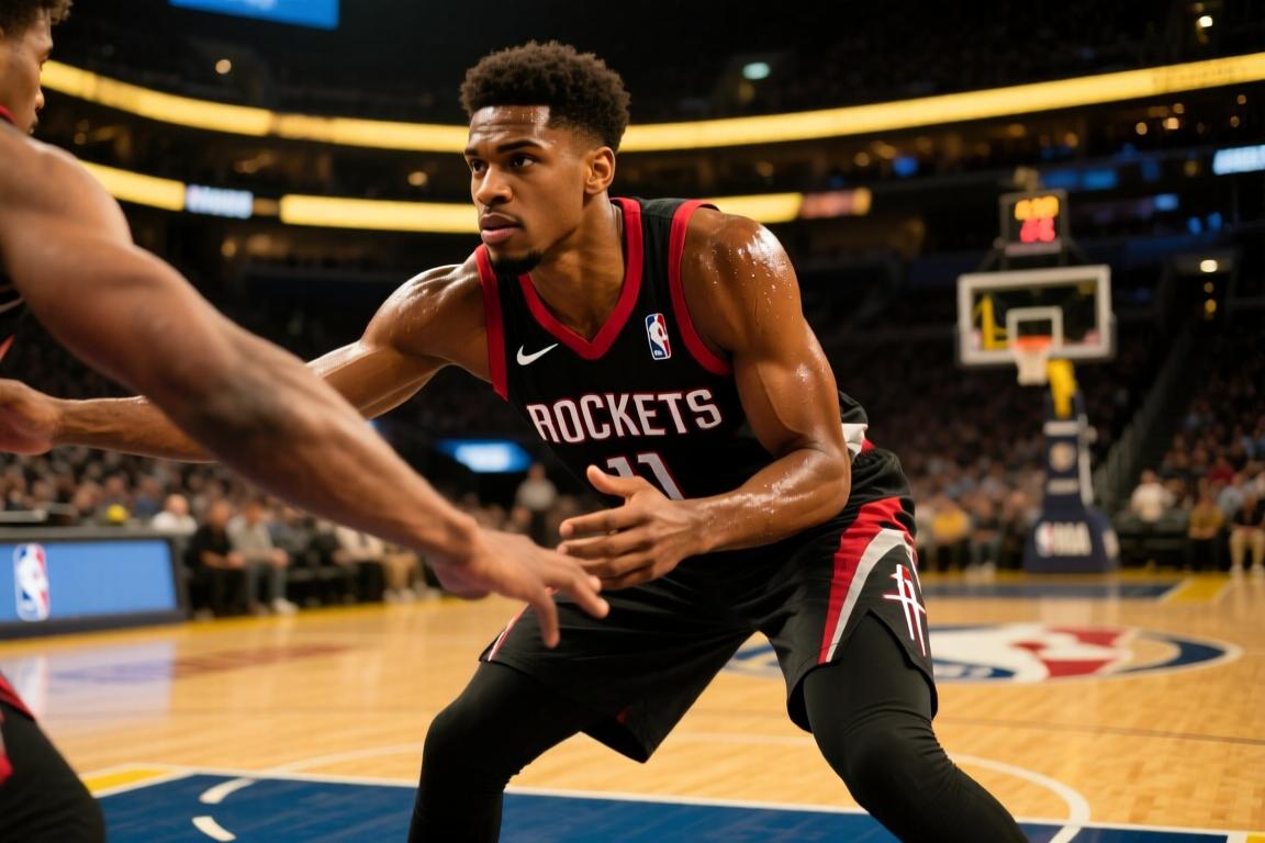 火箭媒体人：阿门已是NBA前五的攻防兼备球员 位列文班华子SGA后