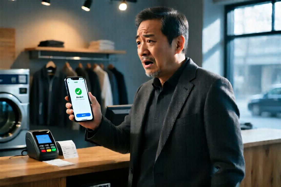 索罗金:去干洗店扫码付款扣了13000元,好在15分钟钱就退回来了