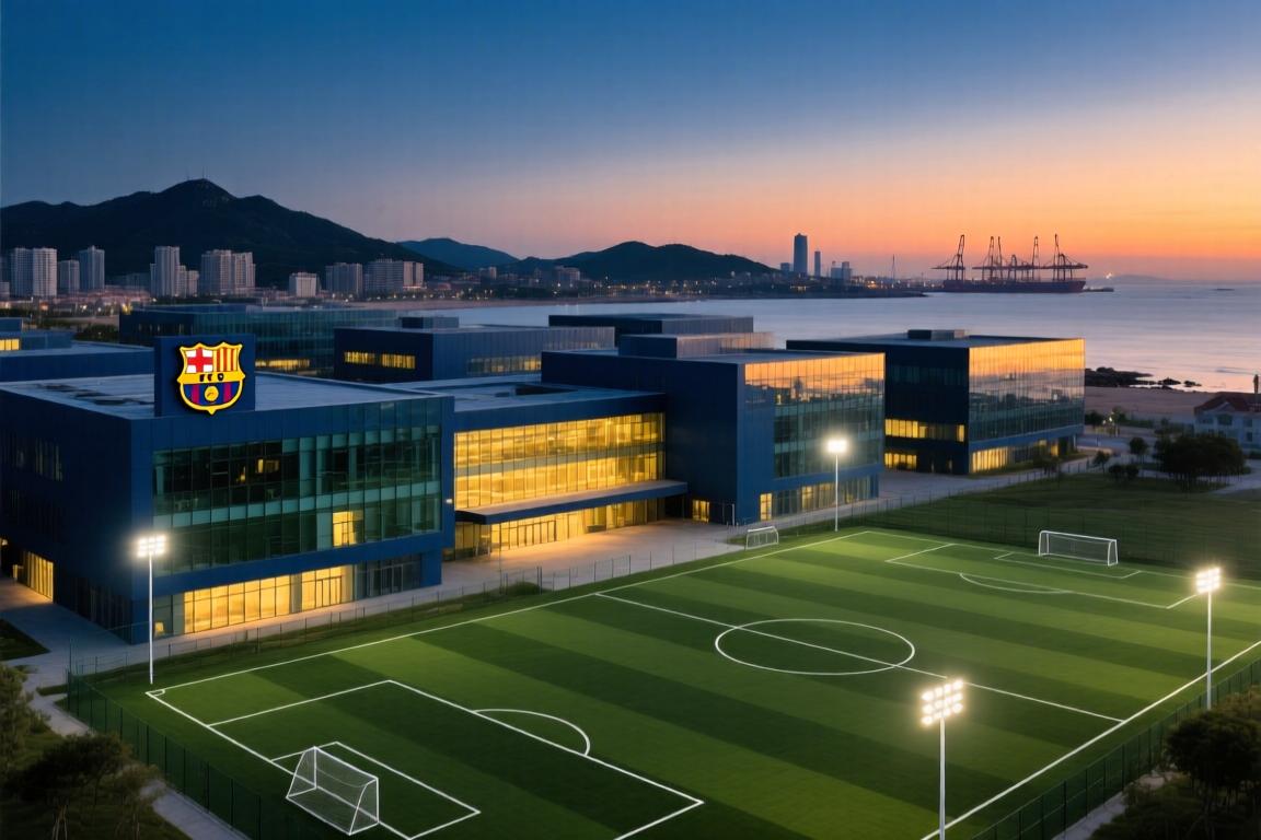 记者：青岛巴萨足球学院由青岛西海岸足球俱乐部引进