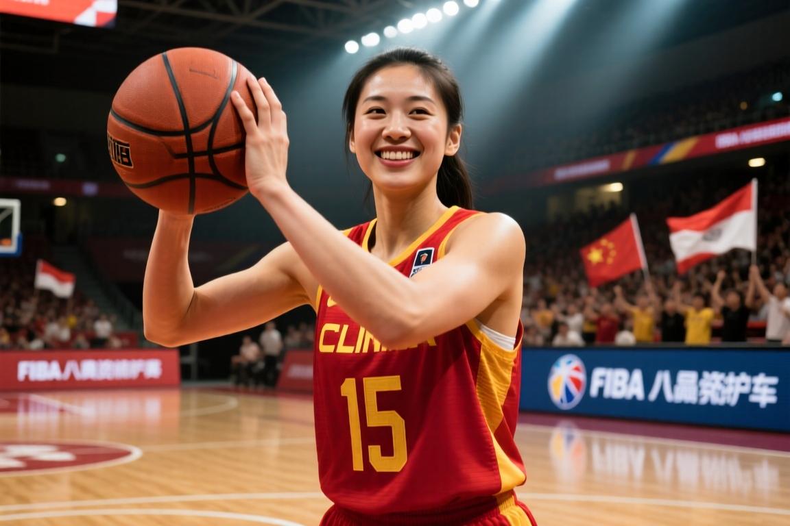 FIBA公布八强资格赛最佳阵容 杨舒予15+11入选 官方图数据误写反
