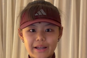 孙心然：很开心拿到女单正赛外卡，中网给我留下了许多美好回忆
