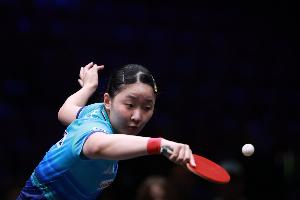 张本美和谈孙颖莎：自己从来没击败过她，还需要去进一步努力