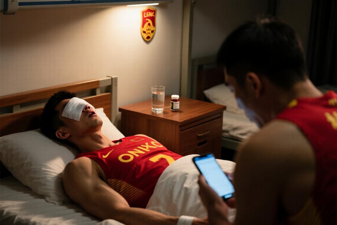孙悦：我鼻梁被打断睡觉打呼噜 国家队室友杜锋王仕鹏经常黑眼圈