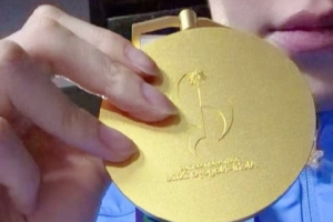 一诺晒亚运金牌：我会带着这份荣誉继续往前走 继续赛场拼尽全力