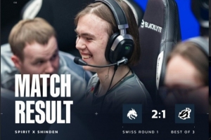 EPL S24:拒绝爆冷!donk全场63杀撑局势 Spirit击败ShindeN