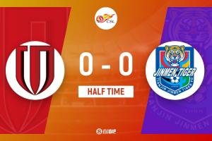 半场-蓉城暂0-0津门虎 胡荷韬造险王秋明伤退 按此比分蓉城将夺冠