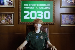 孩留下!Falcons官宣与m0NESY续约至2030年