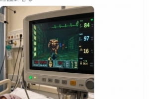 孝死我了！玩家把游戏移植到奶奶ICU仪器上爽玩