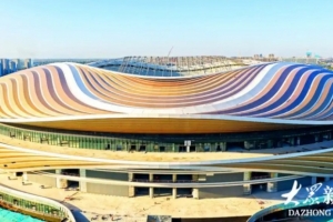 鲁媒：黄河体育中心足球场主体结构基本施工完成，可容纳6万人