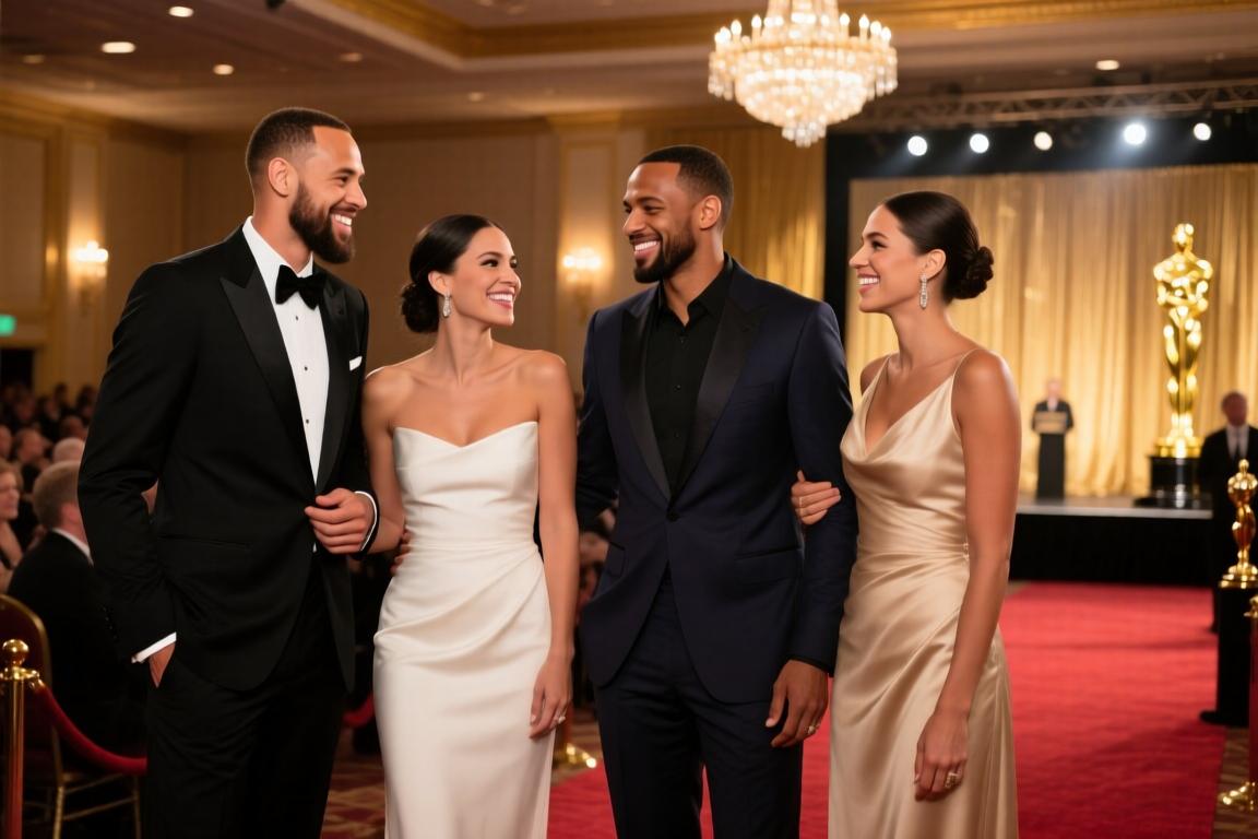 获人道主义奖！库里夫妇、唐斯和未婚妻出席ESPN年度颁奖典礼