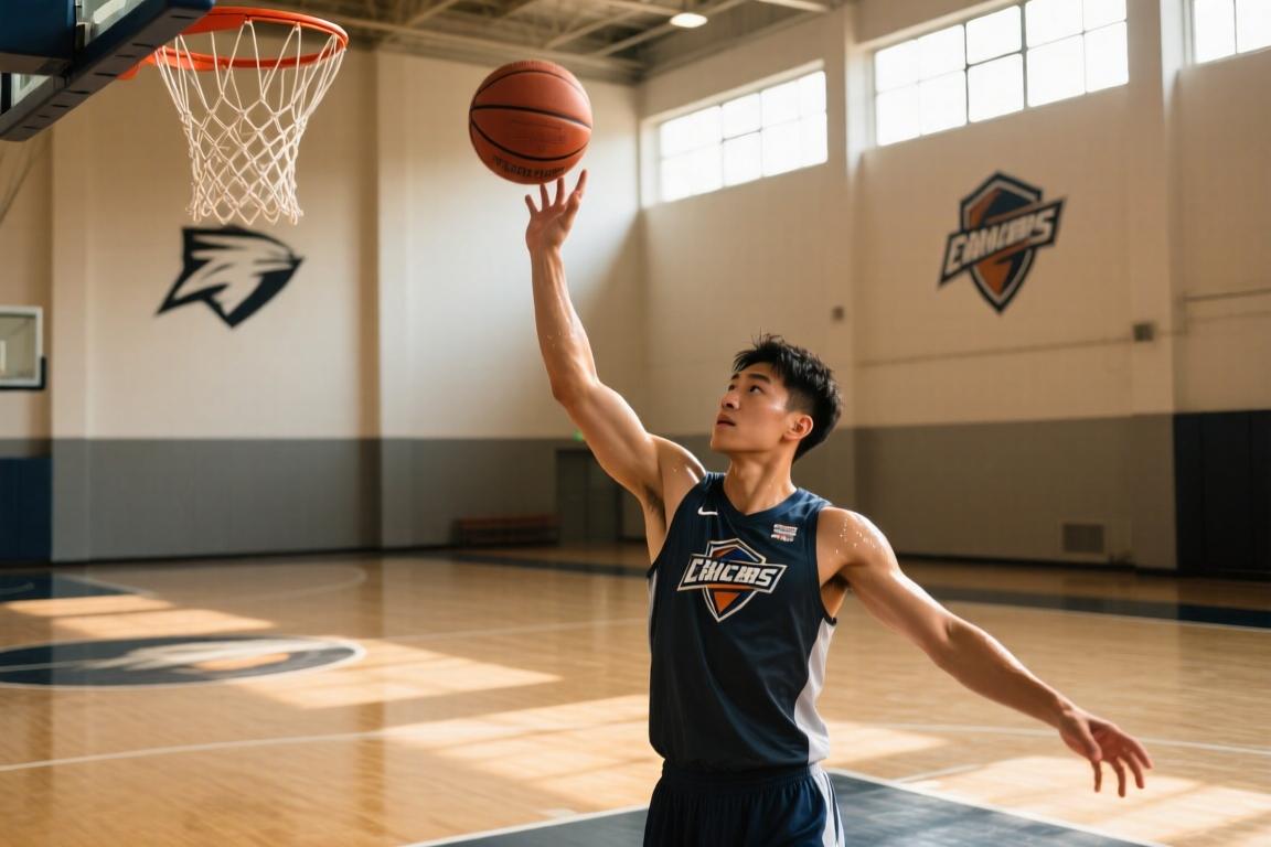 杨瀚森夏联最新训练：底角三分球7连中 各种炸筐状态出色