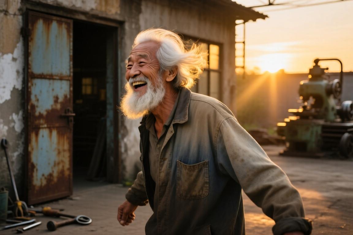 老头“失业”还这么开心白胡子老詹摇头晃脑听歌、打高尔夫~