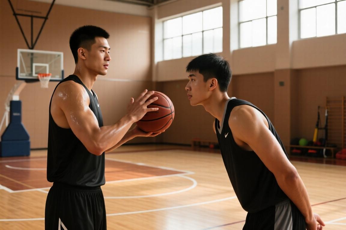 林书豪和杨瀚森交流经验，建议早点投入训练，抢篮板学习戈贝尔