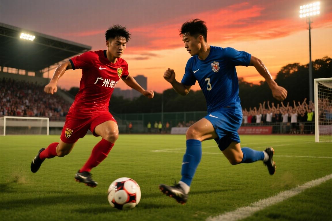 【集锦】中甲-广东广州豹2-0石家庄功夫 尼康侯煜相互传射建功