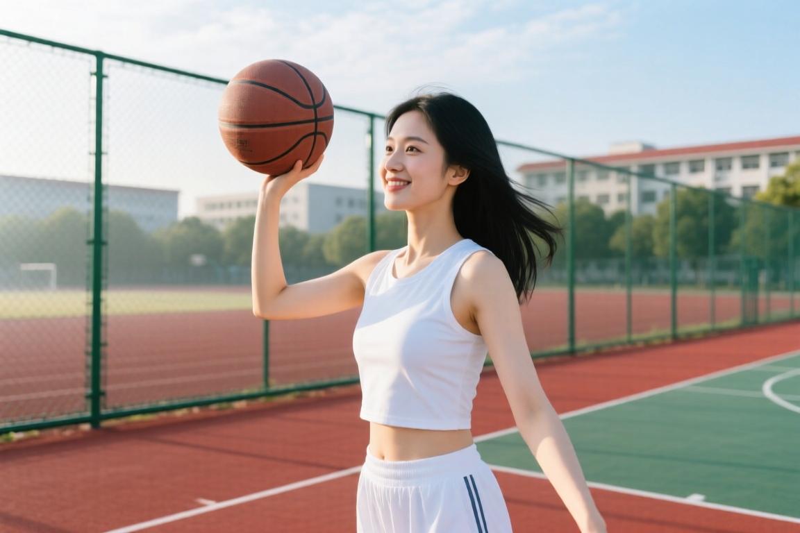 校园惊现“白月光女神”！这篮球女孩，瞬间梦回学生时代
