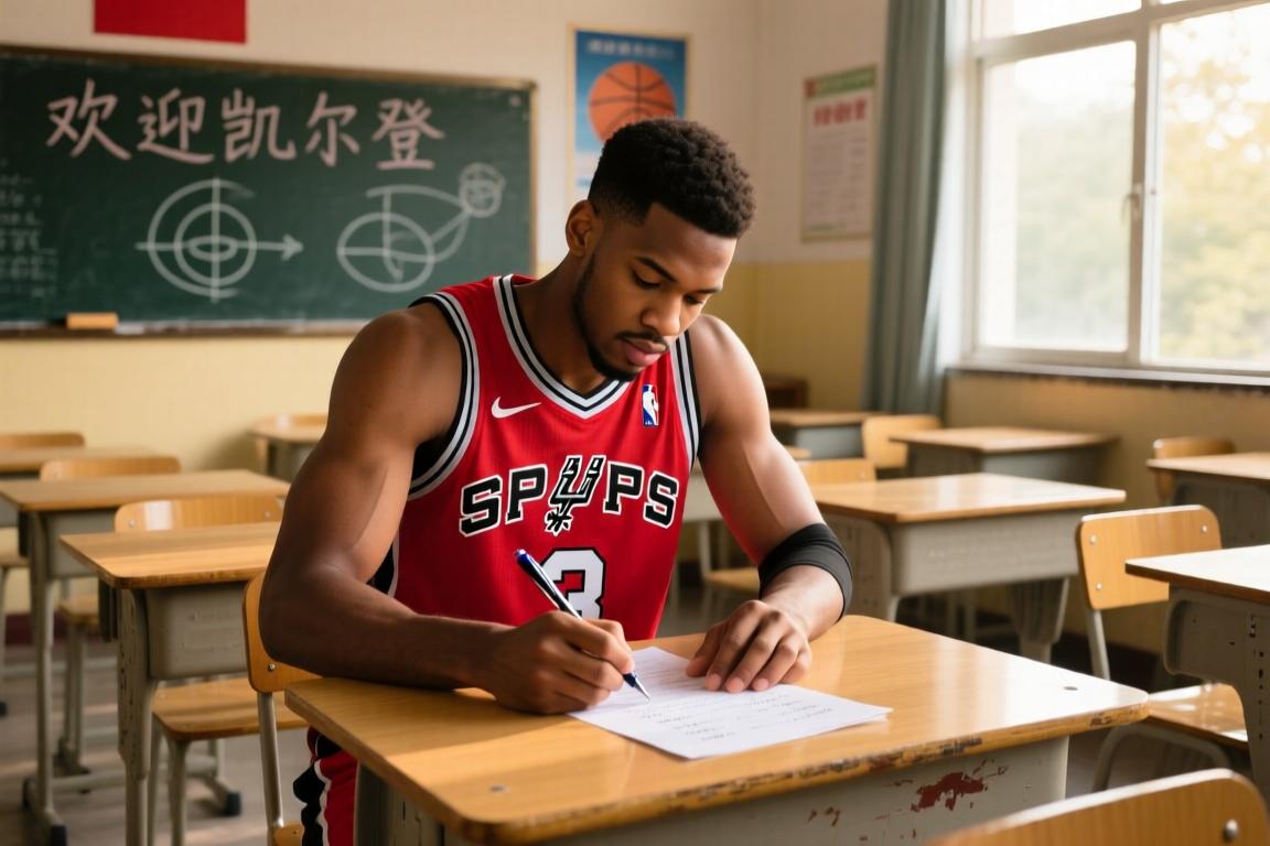 “NBA马刺凯尔登中国行进入考试环节”