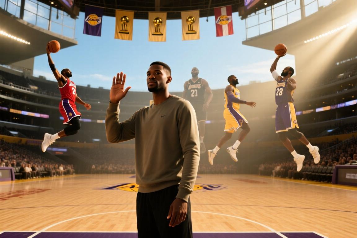 认识一些NBA传奇球星，看看自己站在他们身边会是什么样子