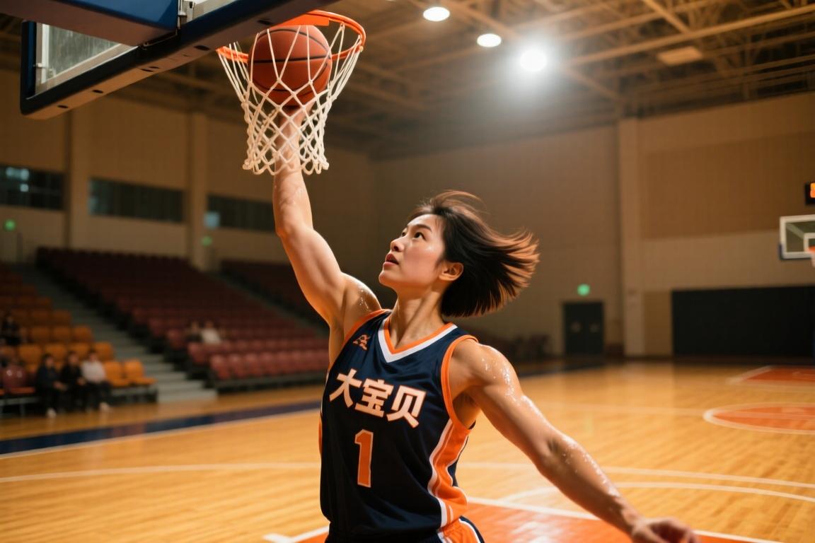 “大宝贝”体型压制！刘禹彤在篮下自投自抢补篮，对手真顶不住