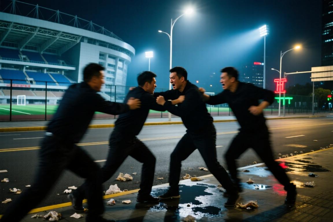 上海警方通报“浦东足球场周边打架案”：4人被刑拘！