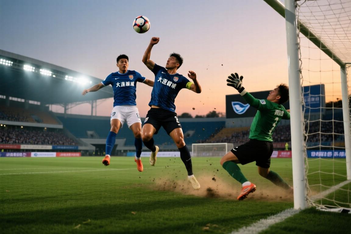 【集锦】中甲-大连鲲城2-2陕西联合 何立攀失误送礼，冯伯元扳平
