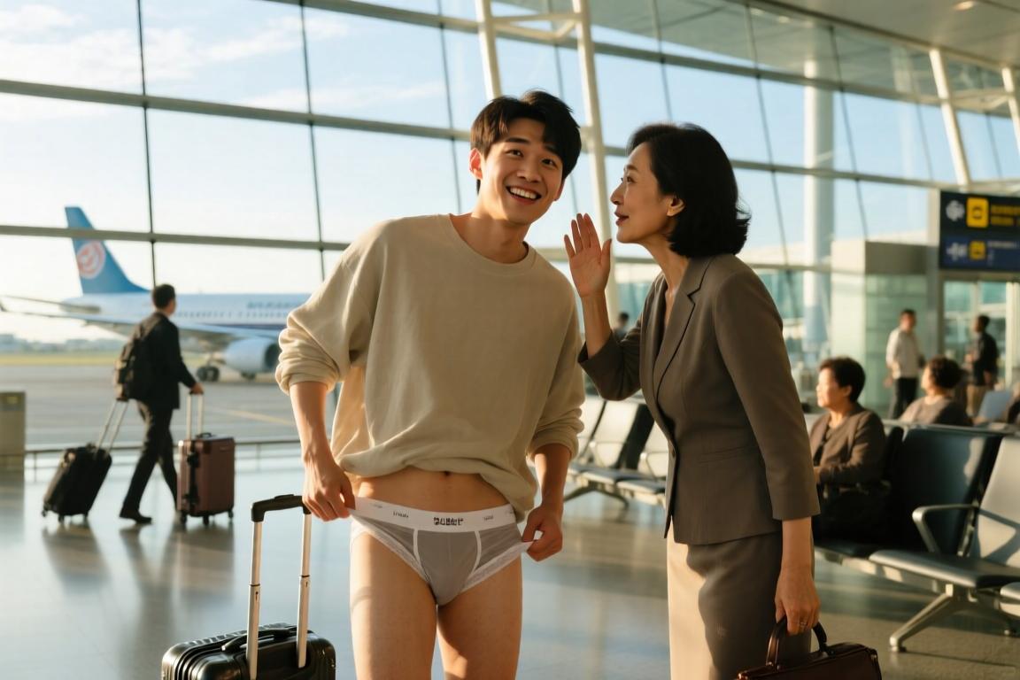 笑死！杰伦·格林在机场内裤外露，41岁女友提醒后提起裤子