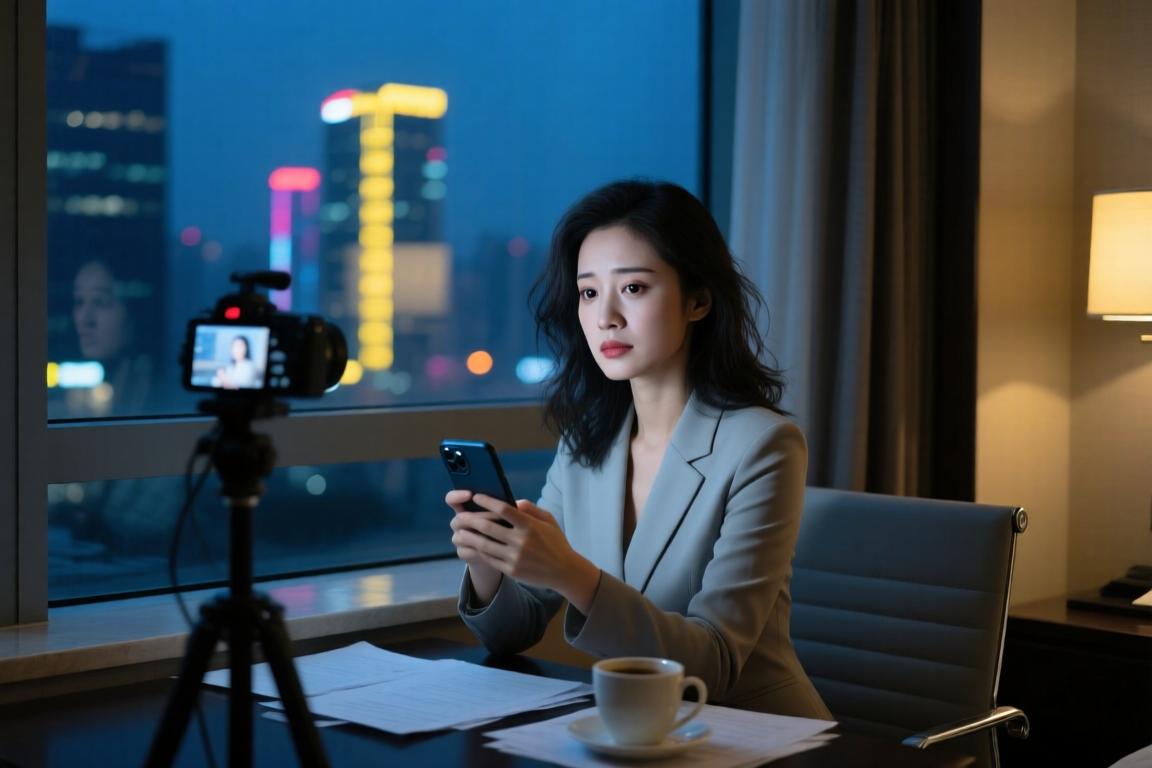 眼睛真大！女主播佳依凌晨1点晒视频：广东出差看到詹消息！