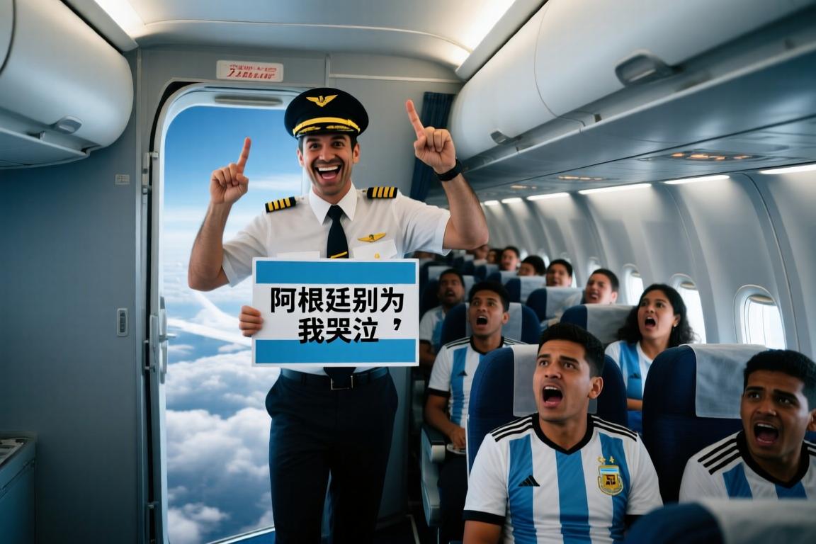 夺笋啊！西班牙机长恶搞，让全机舱的阿根廷乘客以为他们夺冠了