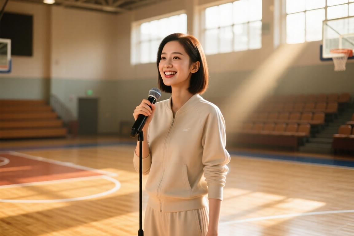虞书欣球场发言也太甜了吧！这萌萌的声音谁听了不得多跑两步