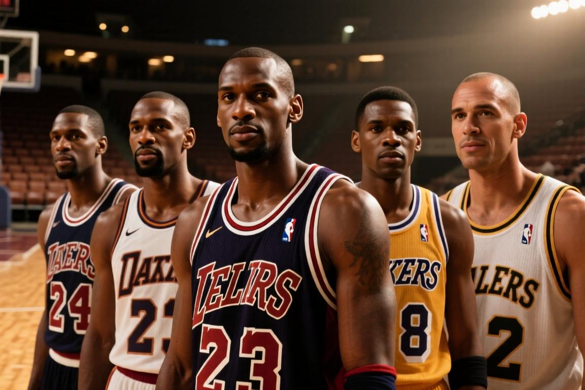 NBA历史前五球员！你同意阿德巴约的榜单吗？ ...