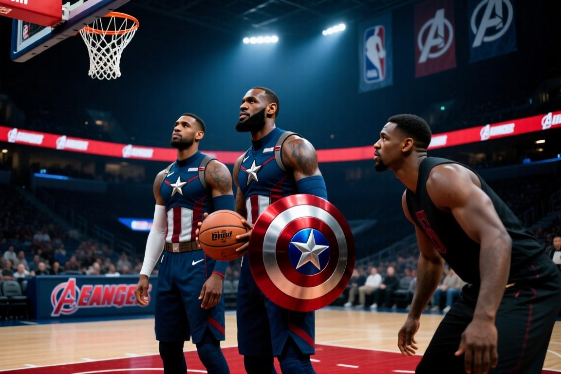 马克西选NBA复联首发：詹姆斯美队，斯图尔特绿巨人，东契奇雷神