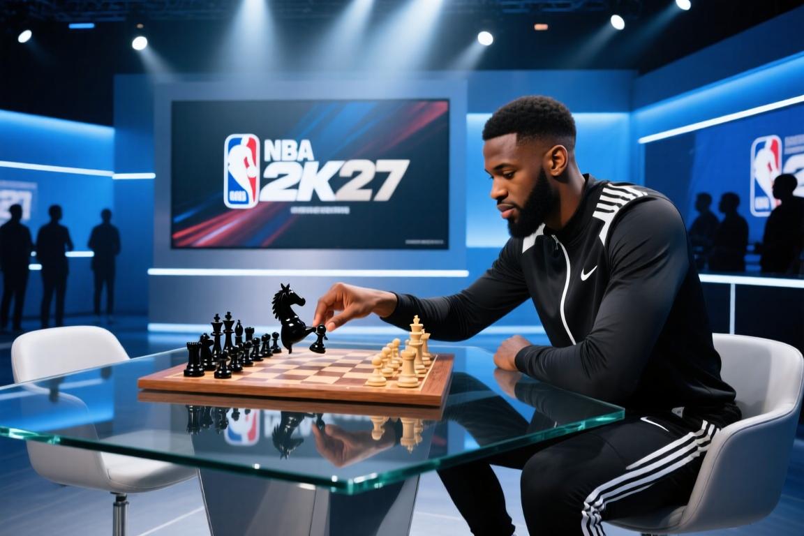 文班亚马现场2K27现场 还过了一把象棋瘾 ☺️
