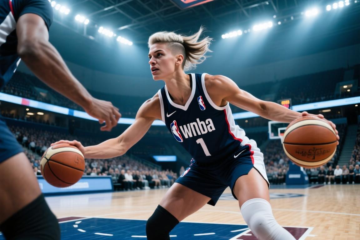 谁打得过你啊想打WNBA的法国跨性别女篮球员！日常的举铁