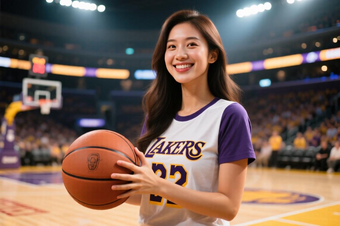 美女球迷点评：詹姆斯这合同可能是历史性价比最高的了！