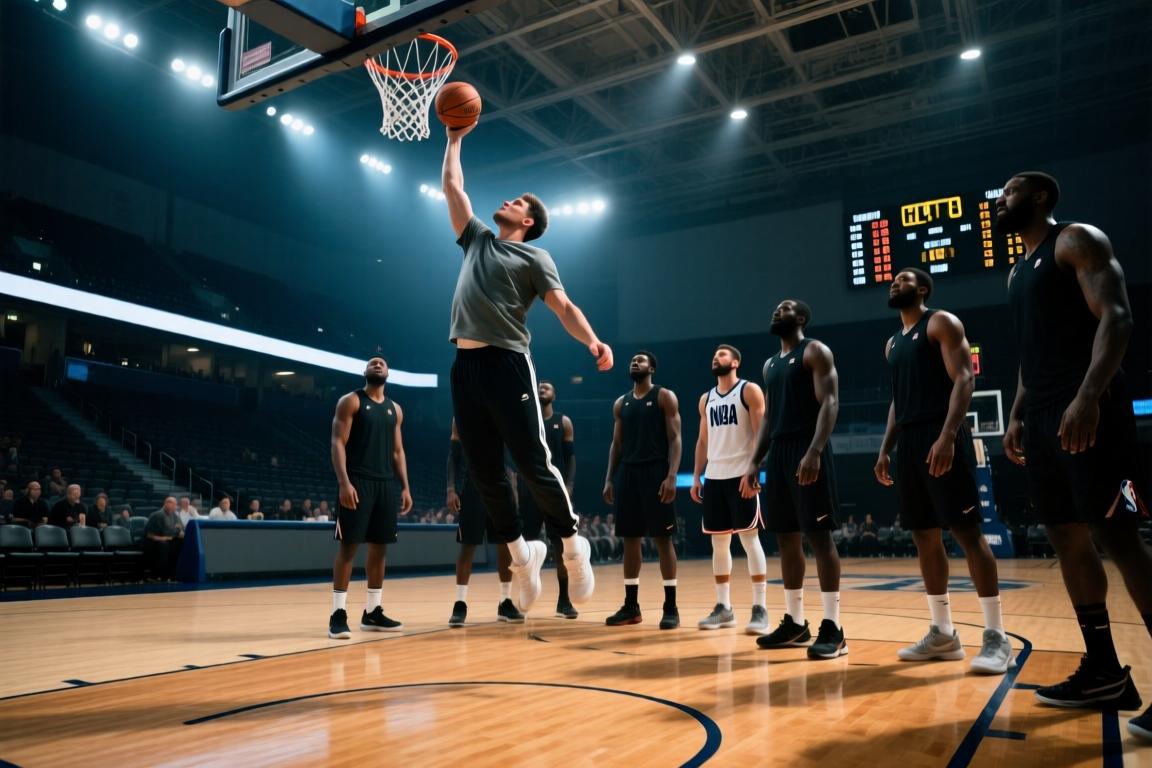 巨人运动！1米7的身高和NBA球星们一起比较！