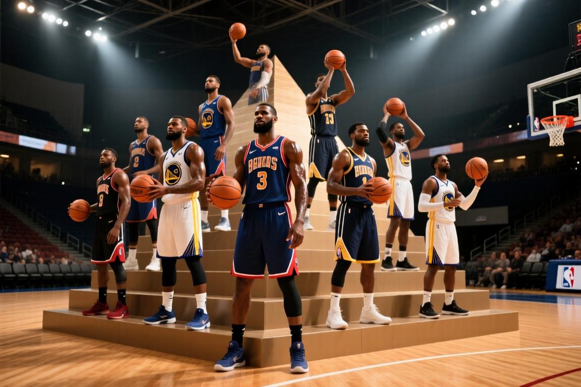 下赛季最新NBA实力金字塔，赞同与否！谁高谁低了！？