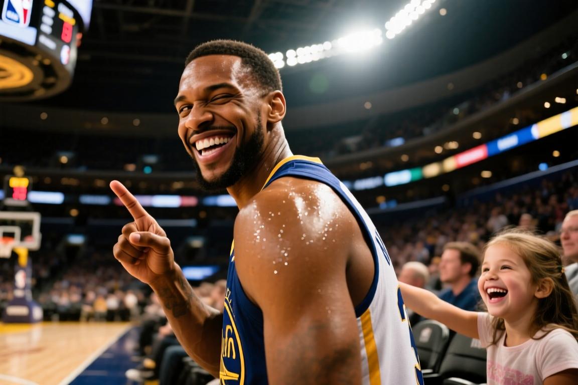 “NBA球员的调皮瞬间” ，给小妹妹都逗笑了