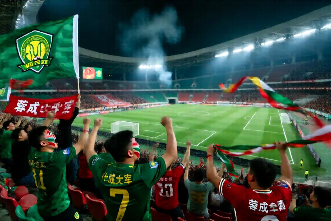 已成为传统！实拍：国安远征军与蓉城球迷再战凤凰山拉歌