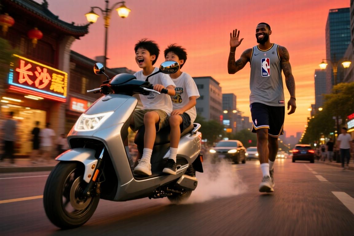 长沙两名少年骑电动车追星！被偶像NBA球星保罗乔治录制视频寻人