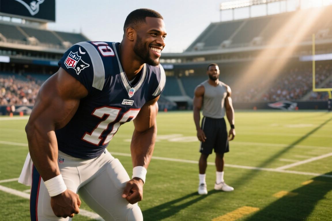 NFL状元这身体天赋，连詹姆斯站在他身边都有点不够看啊