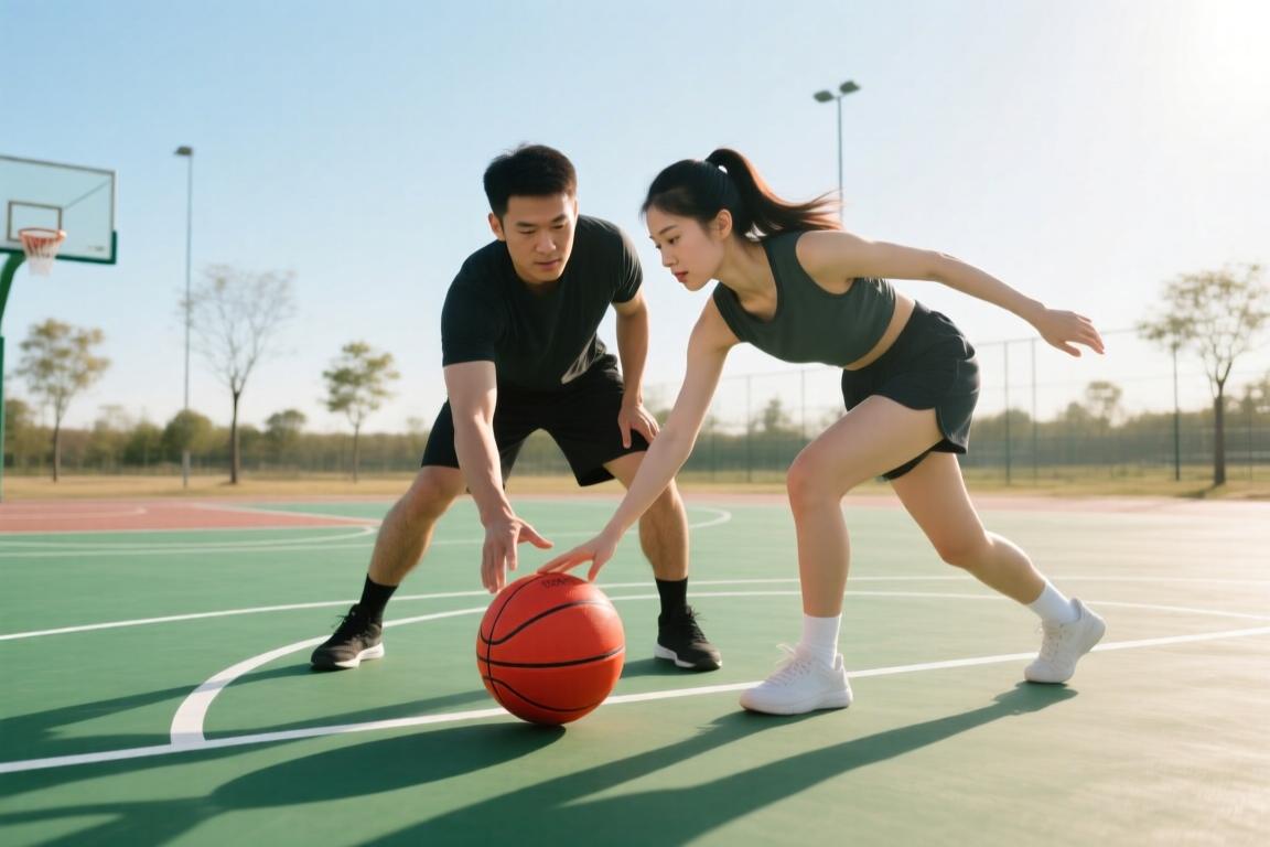 手把手教女友：推球转身过人，学会了以后你持球我跑位！