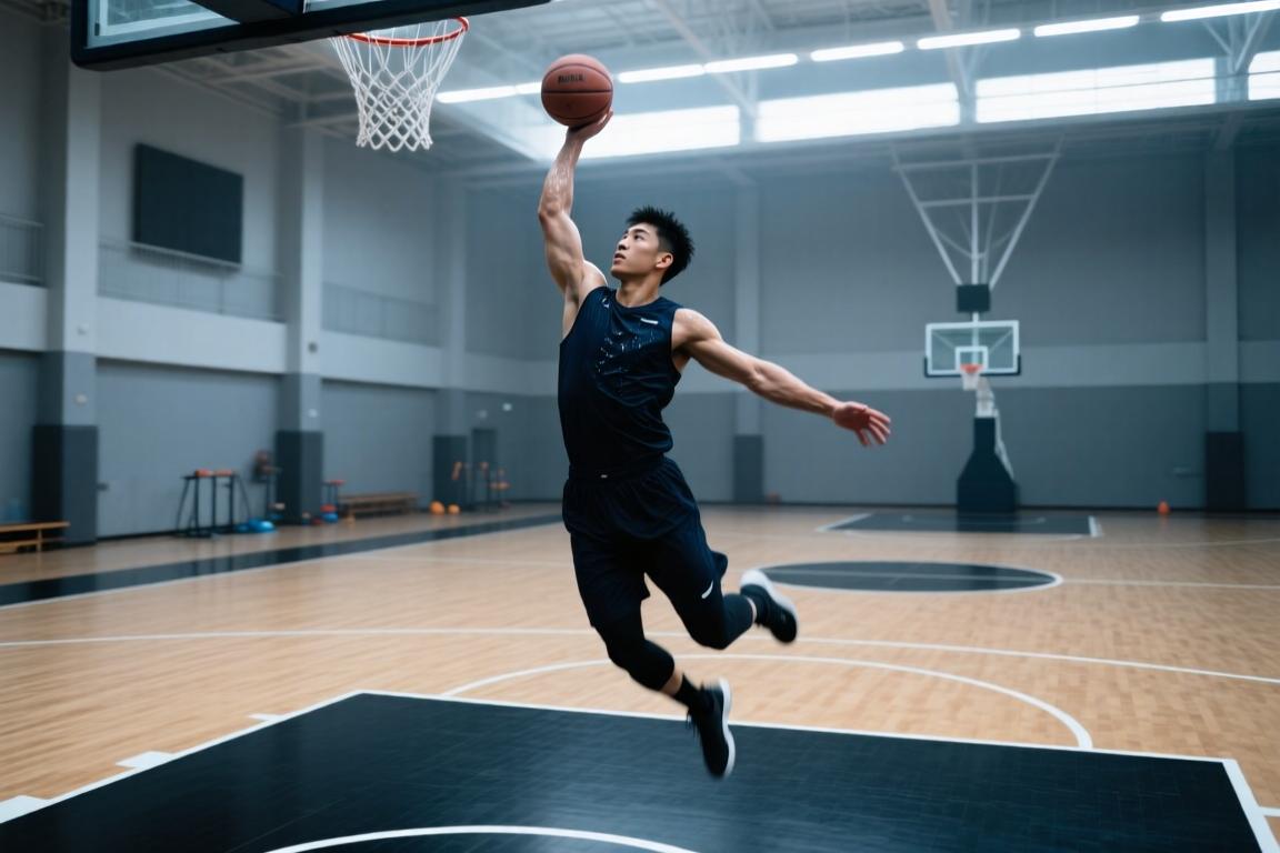展现天赋！杨瀚森联合试训前特训，跑跳出色，手感柔和