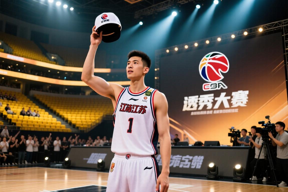 榜眼登科！CBA选秀大会：江苏用榜眼签选中曹芷豪！