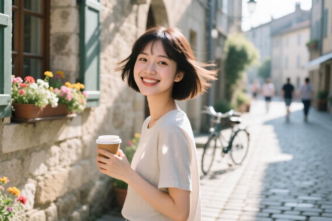 遇到C罗之前的乔治娜是如此青涩：一个俏皮的邻家女孩~