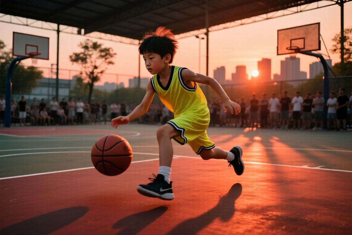 现在的小孩运球这么猛吗？看来要认真背打了