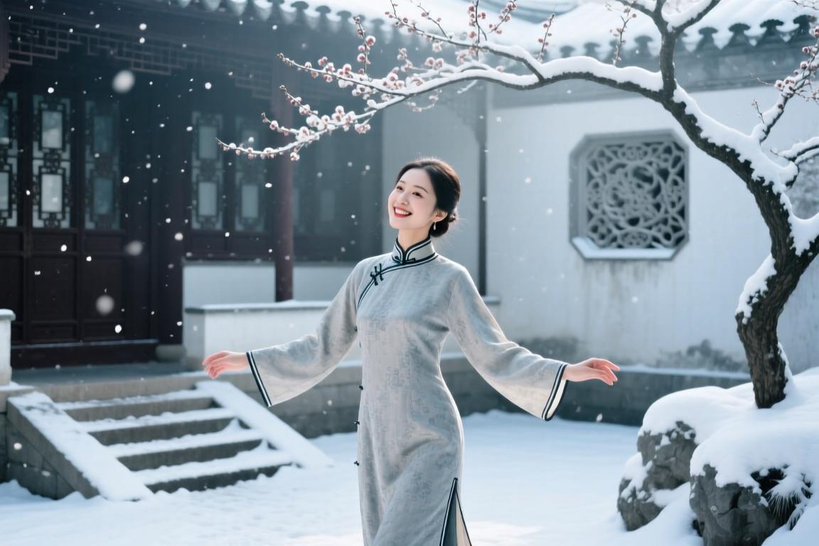 难怪风雪哥如此着迷，此前中国行老嫂子大方展示舞蹈天赋！