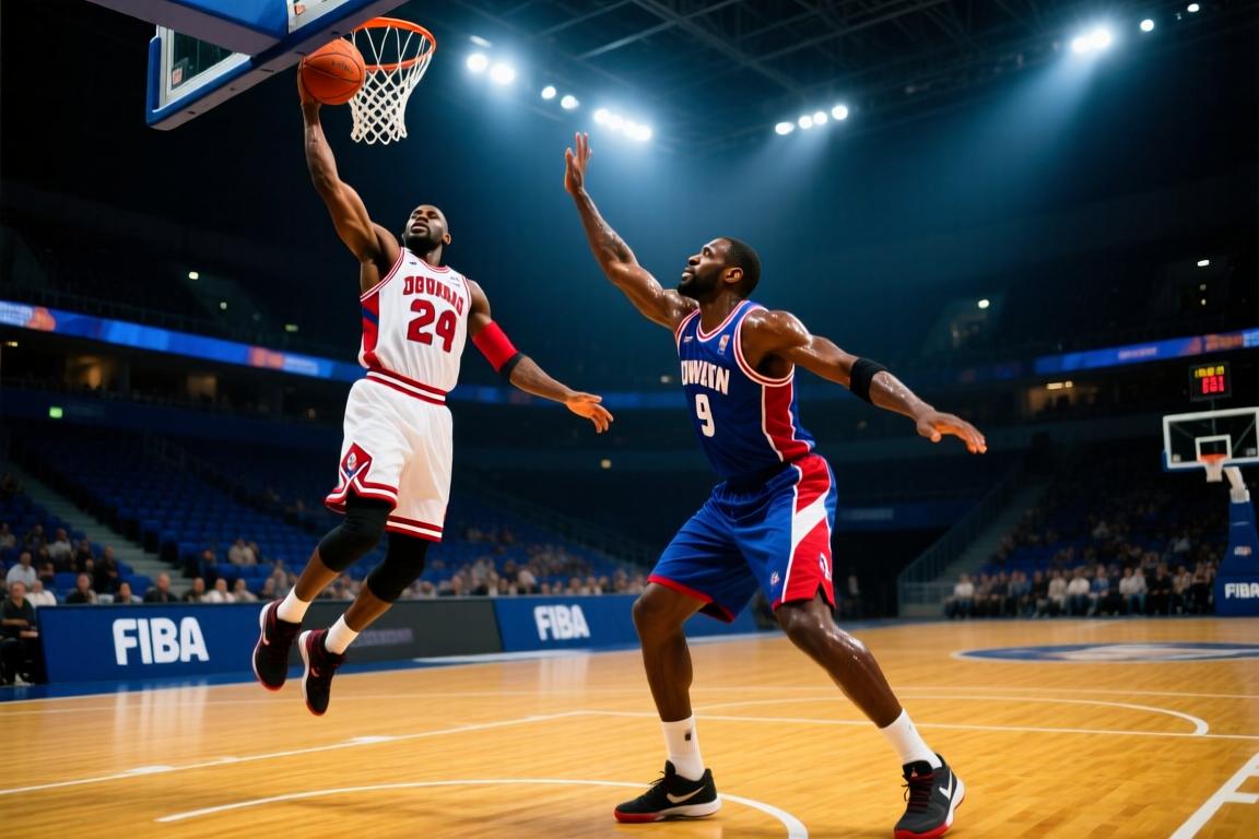 矮五厘米的乔丹！闪电侠韦德FIBA赛场精彩镜头~