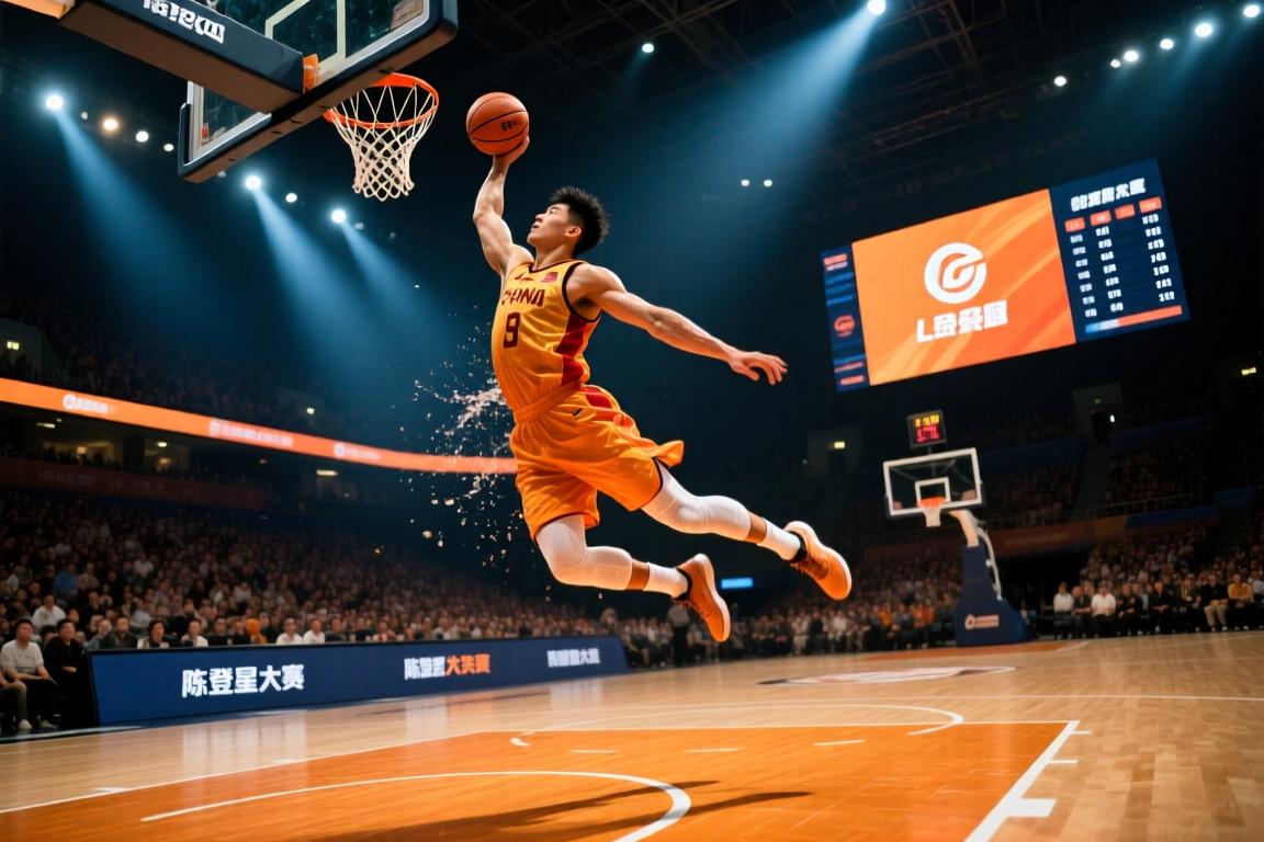 中国人能飞！陈登星获得全球扣篮联赛亚军并获赠卡特亲签球衣