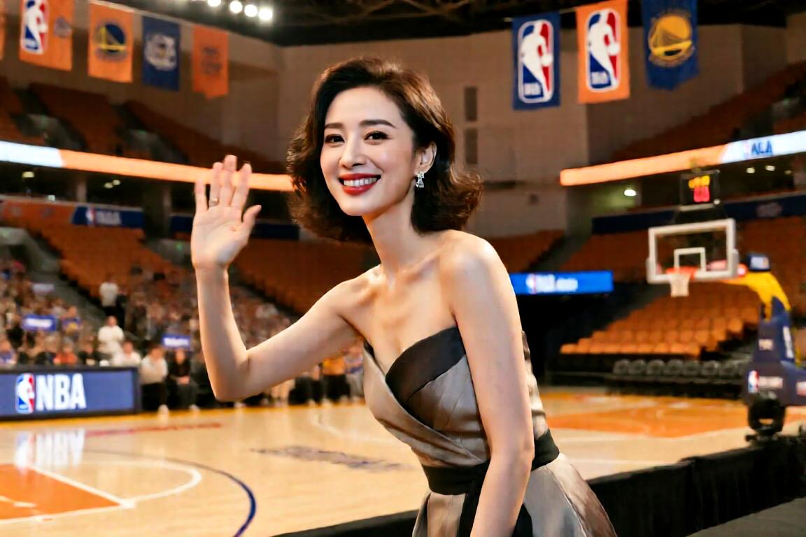 周玲安：感谢NBA篮球盛典邀约&来粉丝见面会的朋友们，美女云集